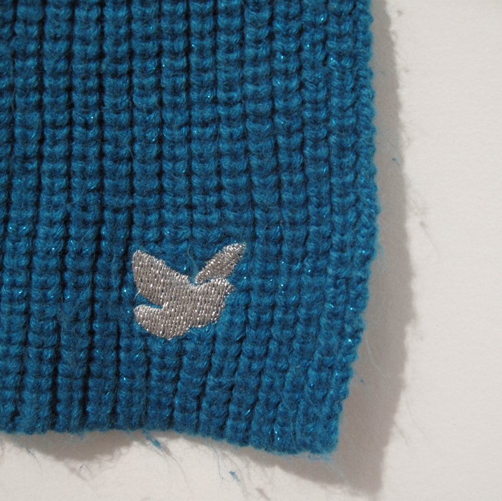 Blue Pattern Scarf - Picture 3 of 3